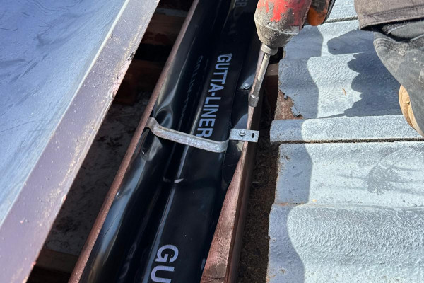 Installing gutter brackets