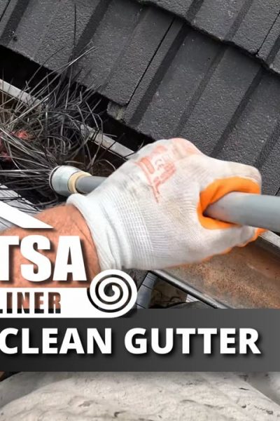 Scuff Broom Clean Gutter
