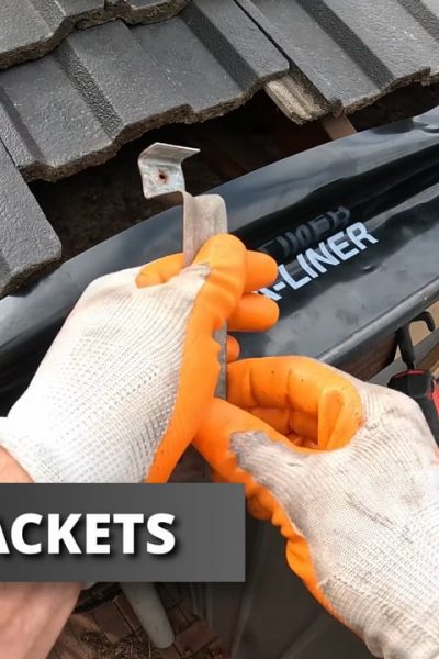 Re-install Gutter Brackets Re-install Gutter Brackets